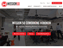 Tablet Screenshot of mission50.com